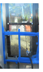 Air and water chamber test performed in accordance with ASTM standards.